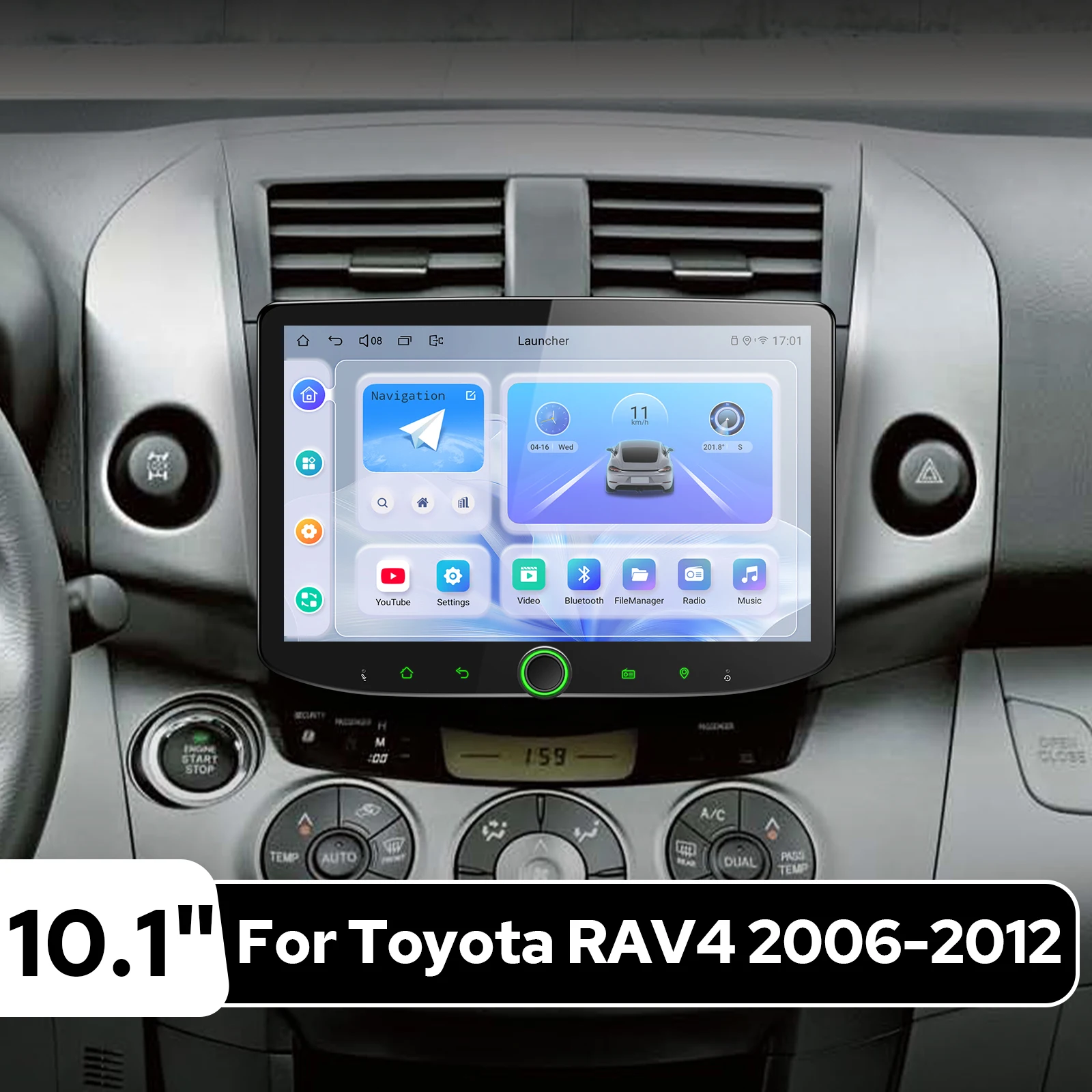 Upgrade For Toyota RAV4 2006-2012 with JOYING 10.1