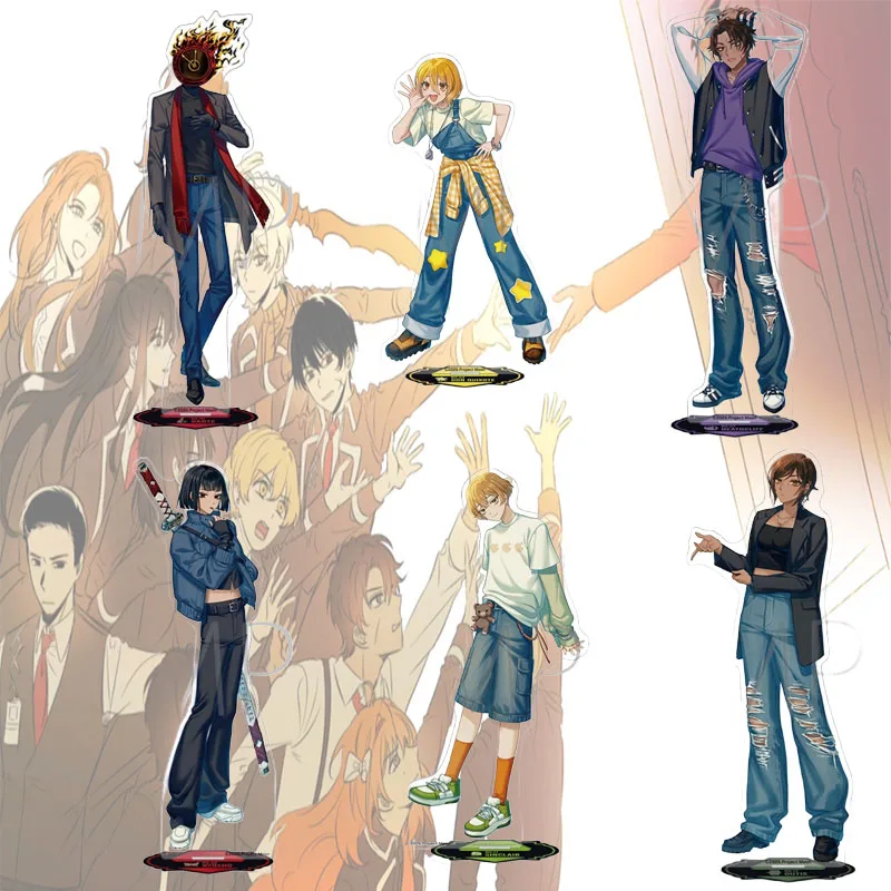 Limbus Company 15CM Classic Anime Scene Acrylic Stand Figure Tabletop Display Ornament Collection Merchandise Keychain