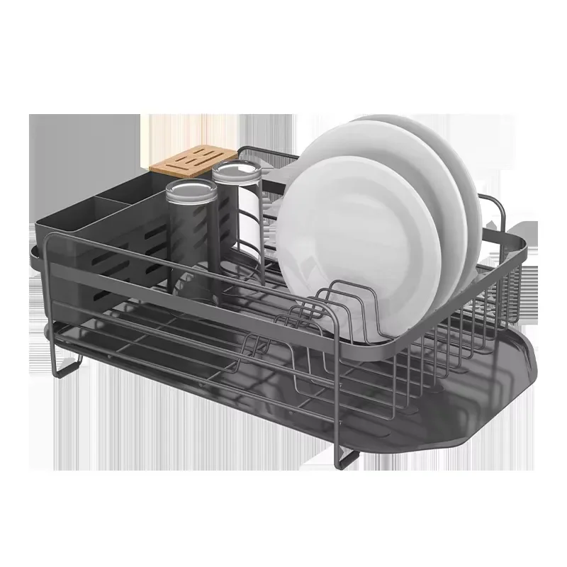 for  Hot Sale Counter Top Sink Organization Dish Rack Multifunctional Storage Rack with Dish Board