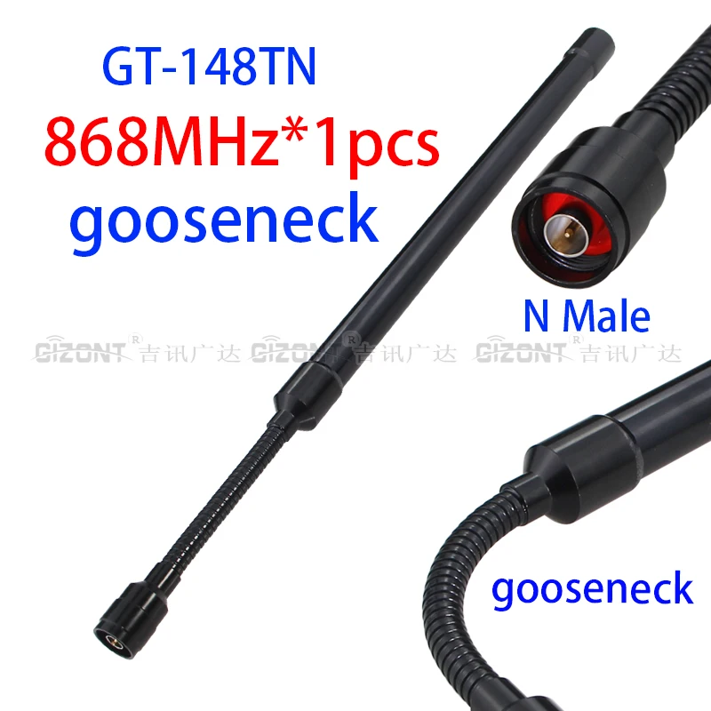 LoRa Gooseneck antenna Flexible 868MHz 915MHz fiberglass antenna SMA/TNC/N male helium NB-IOT digital transmission high-gain