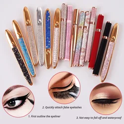 Self-adhesive EyeLash Liner Glue Pen Non Magnetic  Liquid Eyeliner Waterproof Long Lasting Fast Dry Eye Makeup