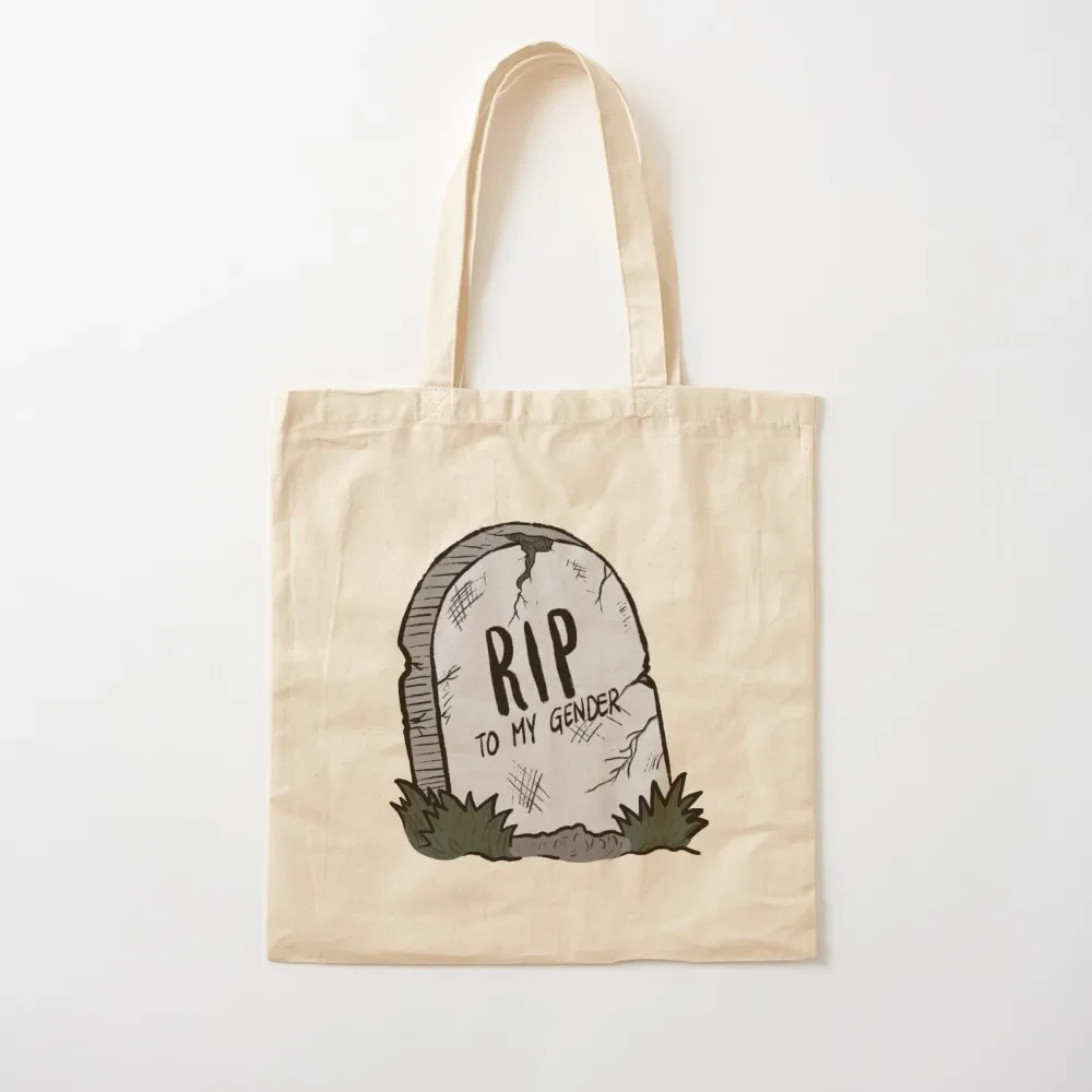 rip to my gender Tote Bag women bag Shopper handbag Gift bags Tote Bag