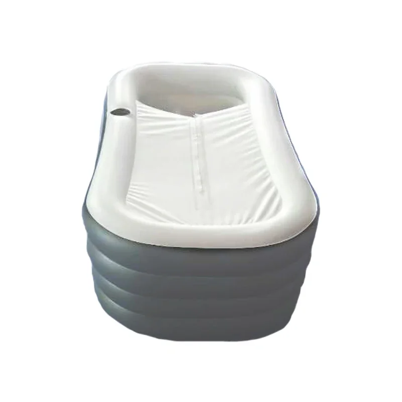 

New Arrival PVC Adult Whirlpool And Air Bathtub Inflatable Folding Bathtub