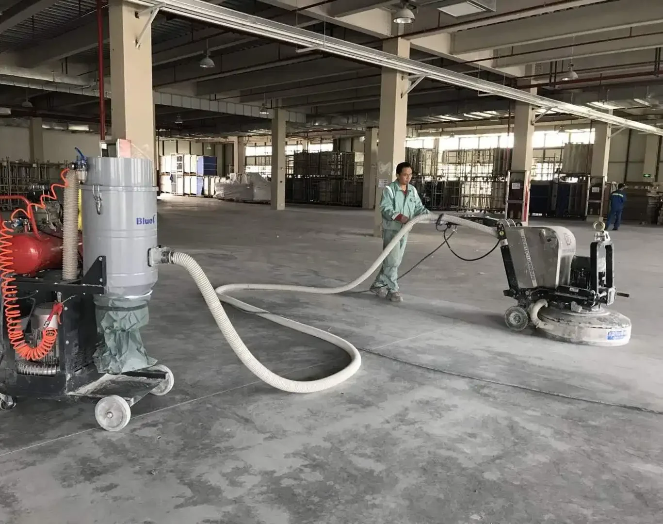 480V large floor grinding dust extractor vacuum cleaner