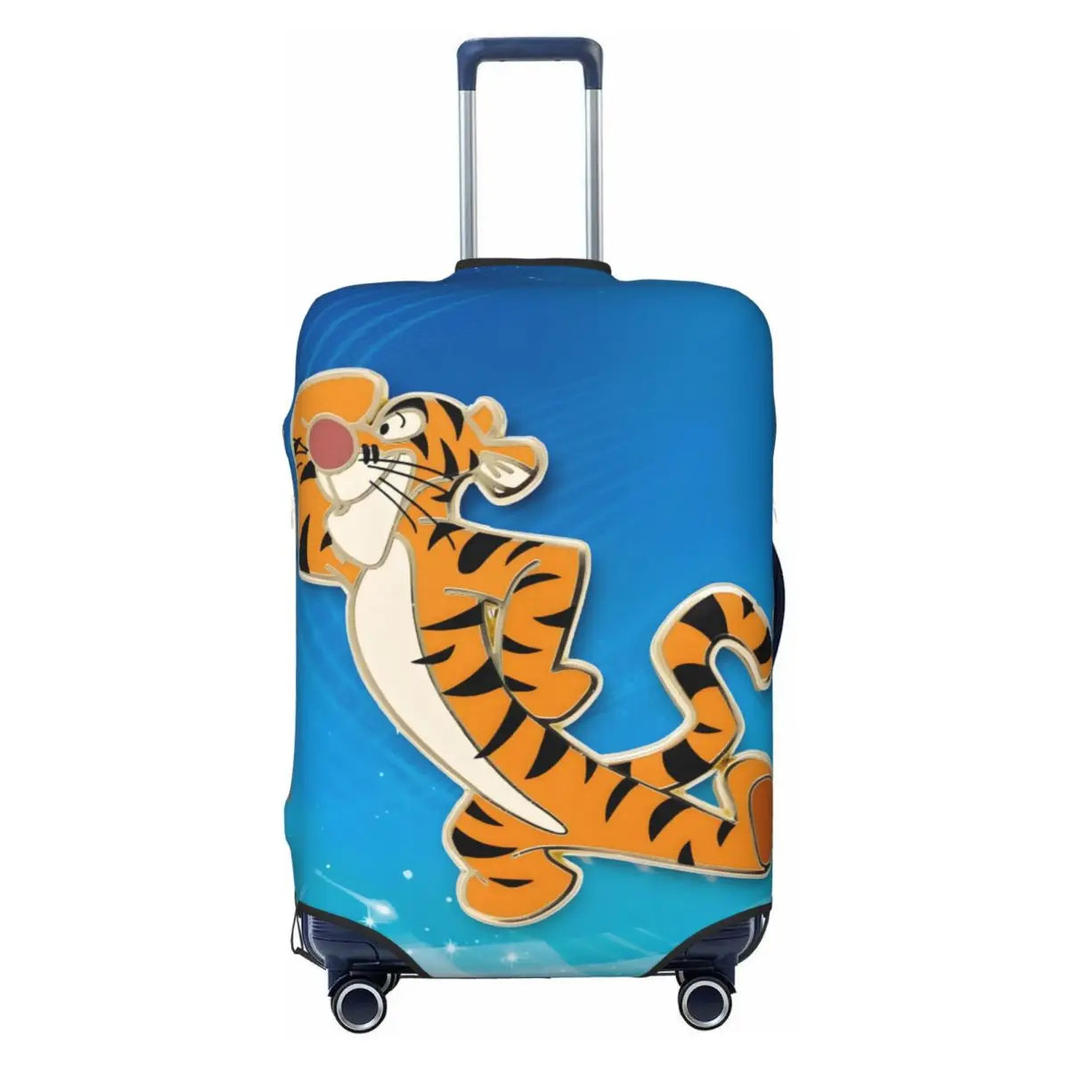 

Защитный чехол для чемодана с изображением Тигра и Винни-Пуха, милый мультяшный защитный чехол для дорожного чемодана с героями комиксов, для чемоданов 18-32 дюймов