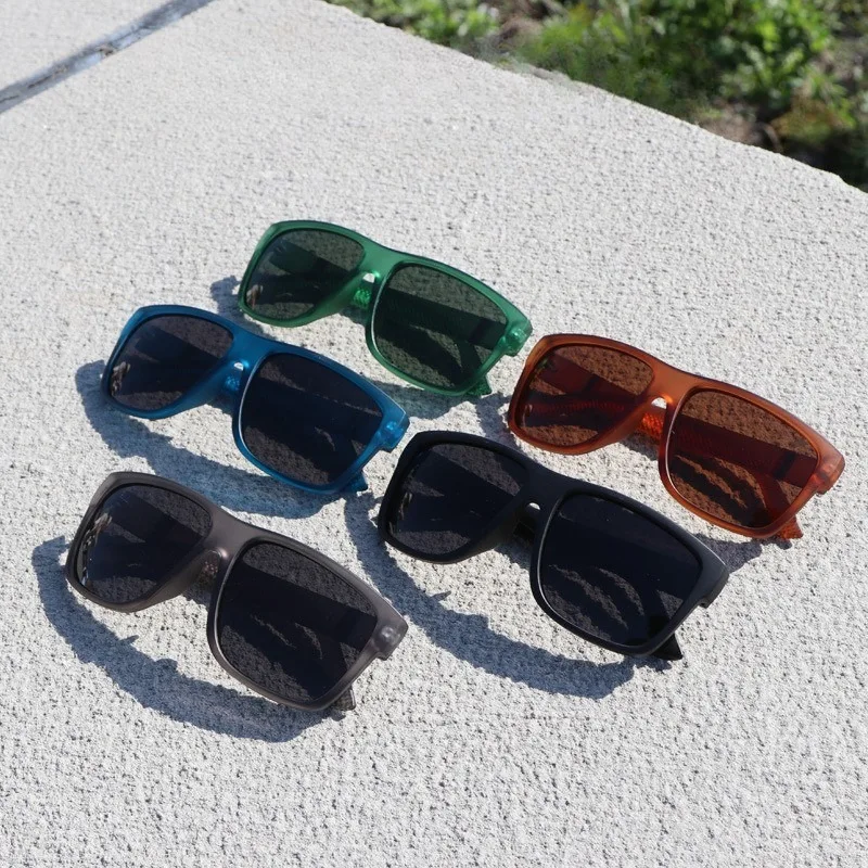 1/4 Stück Vintage polarisierte Sonnenbrillen, Unisex, ideal zum Fahren und Angeln.