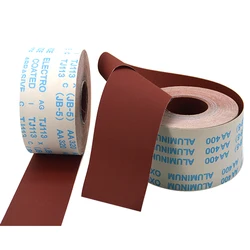 100mm Width Sandpaper Roll Abrasive Sheets Emery Cloth Roll for Cloth Paper Sanding 80 120 150 180 240 400 600 800 1000 Grit