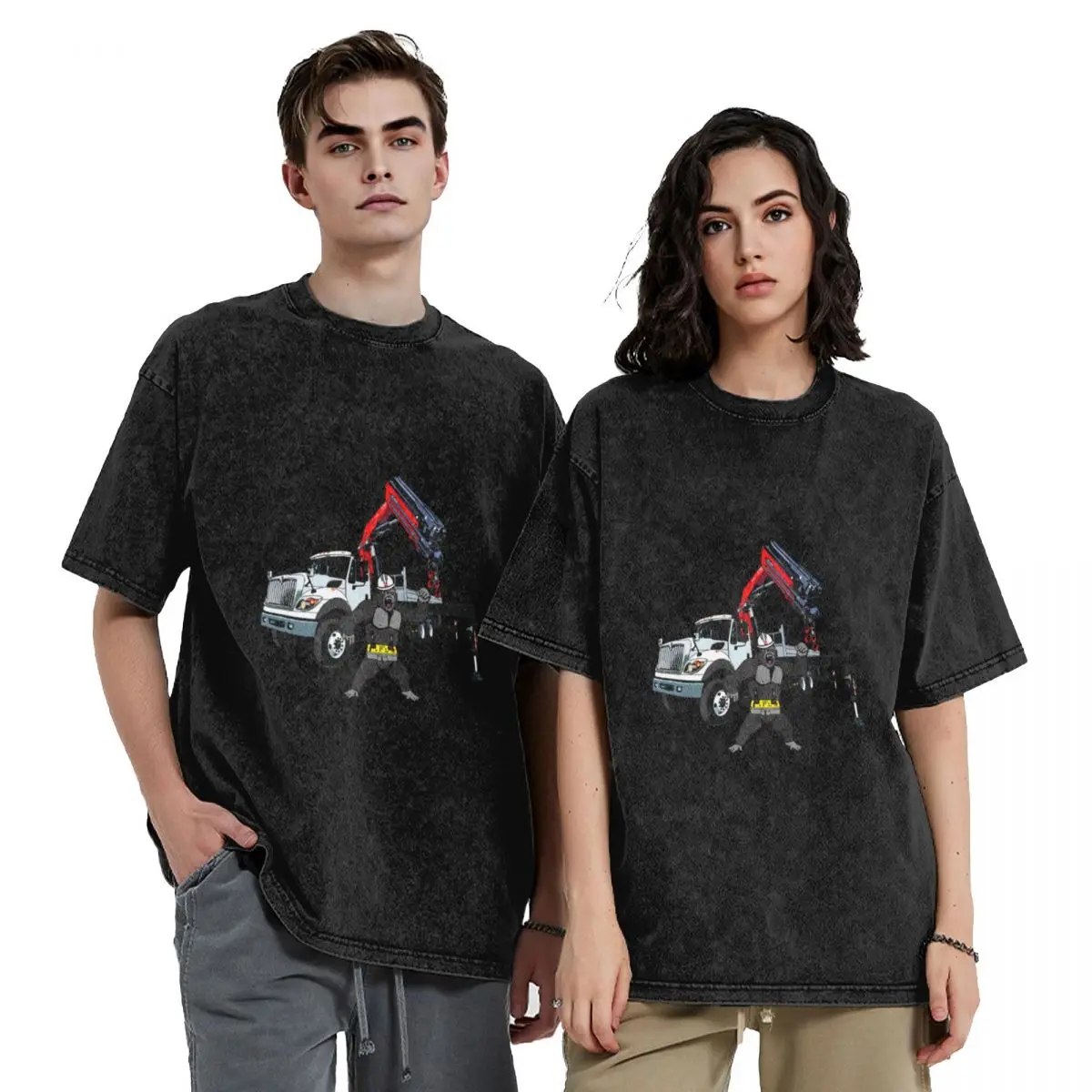 

Boom Truck gorilla crane truck T-Shirt valentines clothes luxury t-shirt sublime Funny t-shirt Men's t-shirts