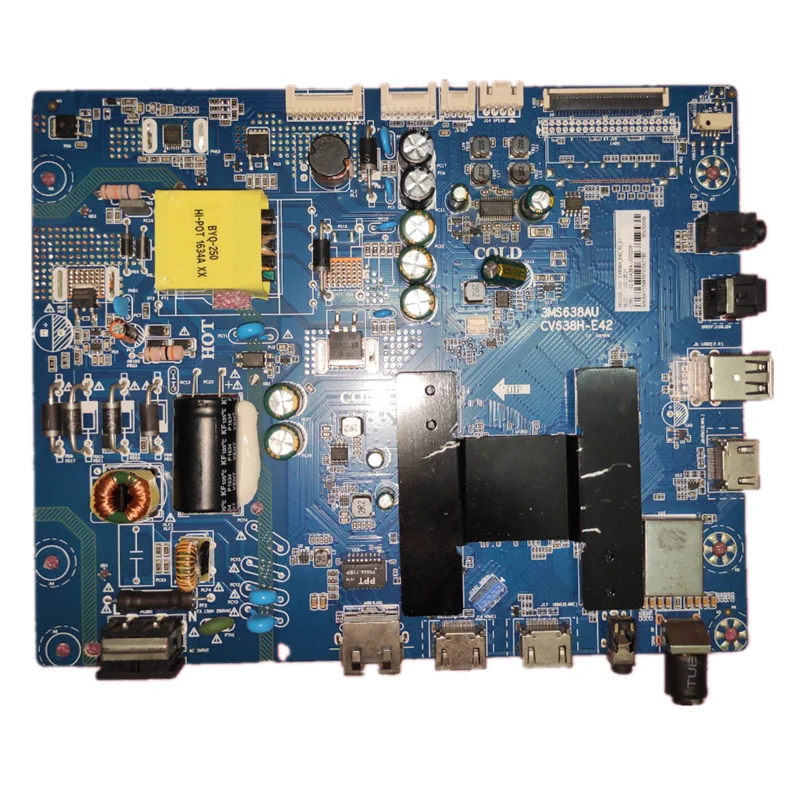 ¡Envío gratis! Placa base de TV CV638H-E42 3MS638AU, tres en uno, bien probada