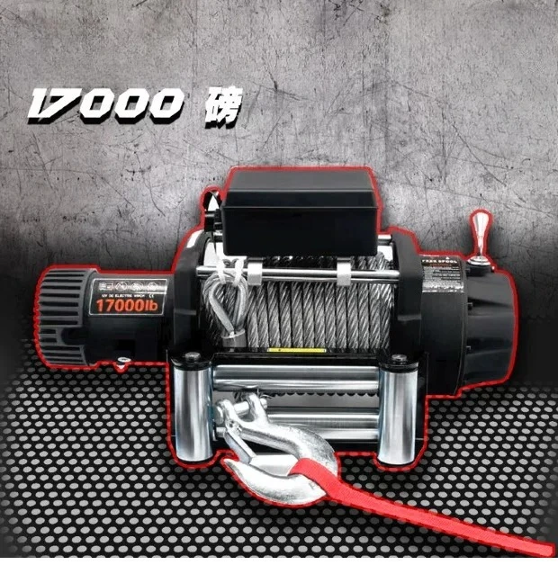 12V24V Off-Road Light Truck Rescue Obstacle Clearance Heavy Duty Electric Winch