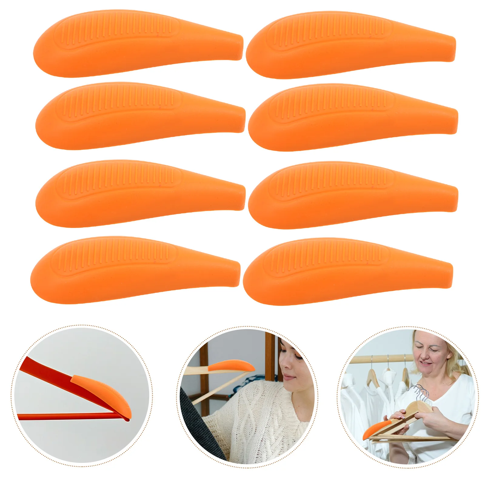 

5Pair Shoulder Hanger Pads Wide Support Prevent Clothes Deformation Non Slip Protective Hanger Pads for Coats Sweaters Dresses