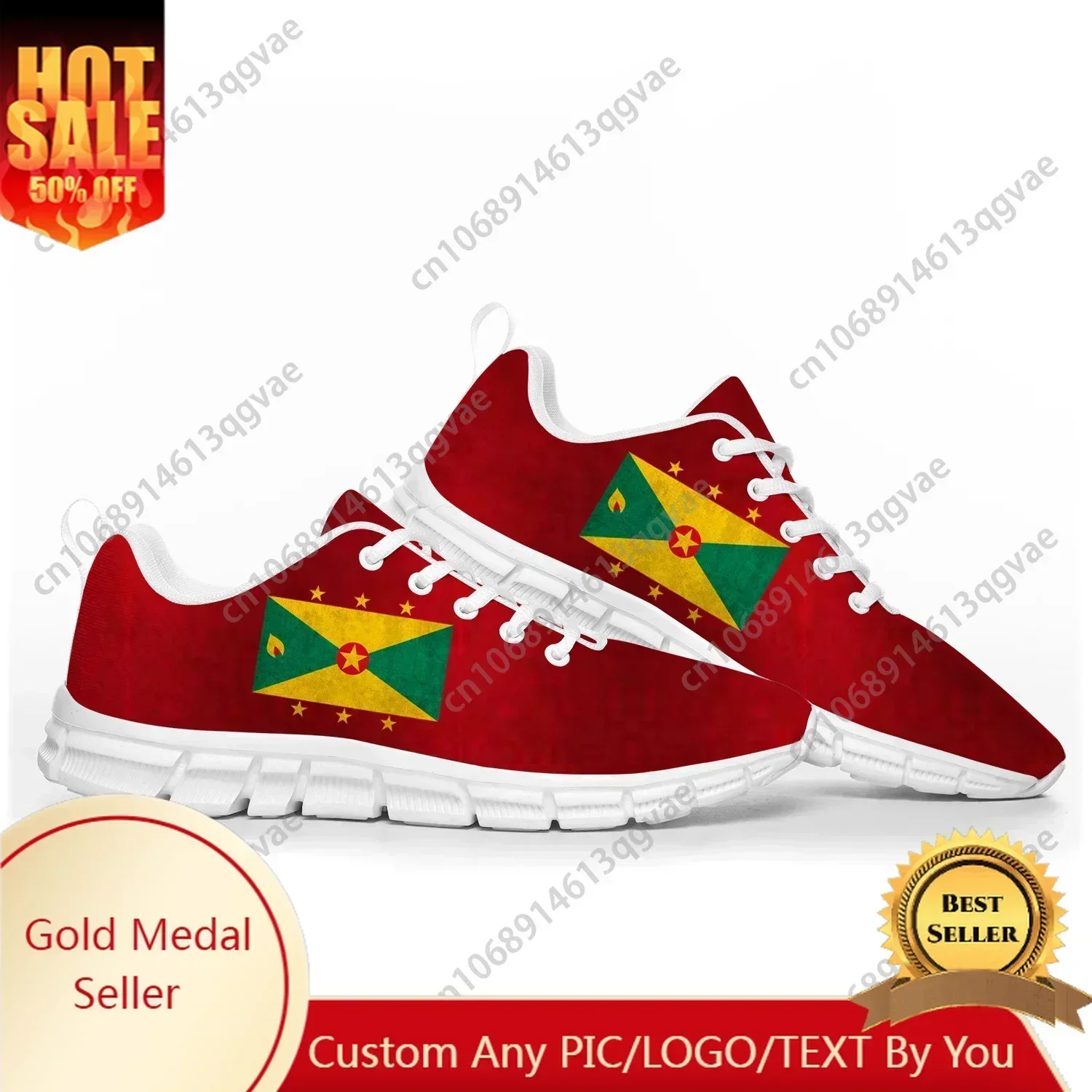 

Grenada Flag Sports Shoes Mens Womens Teenager FashionSneakers Grenada Casual High Quality Couple Shoes