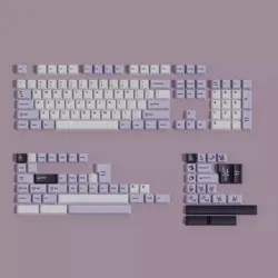 1 Set GMK Lavender Keycaps PBT Dye Sub Key Caps Cherry Profile Lightproof Keycap For Alice Wooting Double B Split 7U Spacebar
