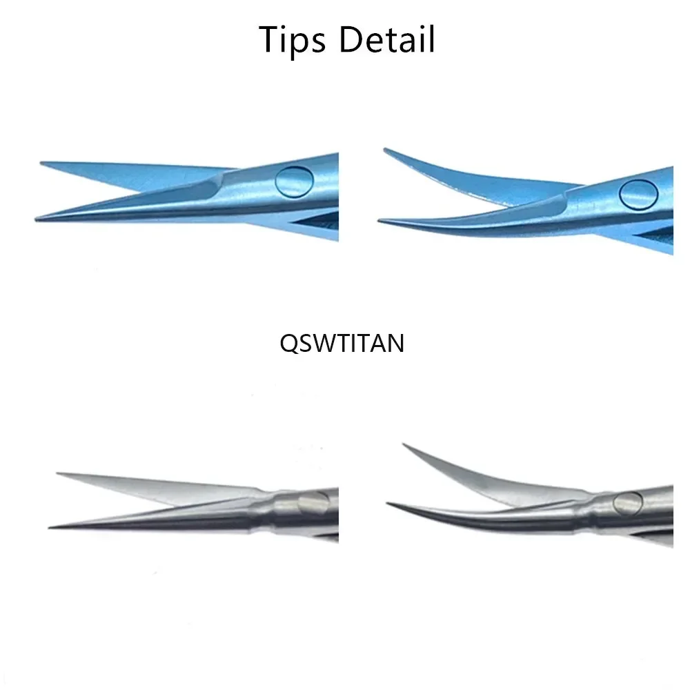 카스트로비에호 가위 캡슐막 가위 스테인리스 스틸 미세 가위 티타늄 안과 기구 눈꺼풀 도구