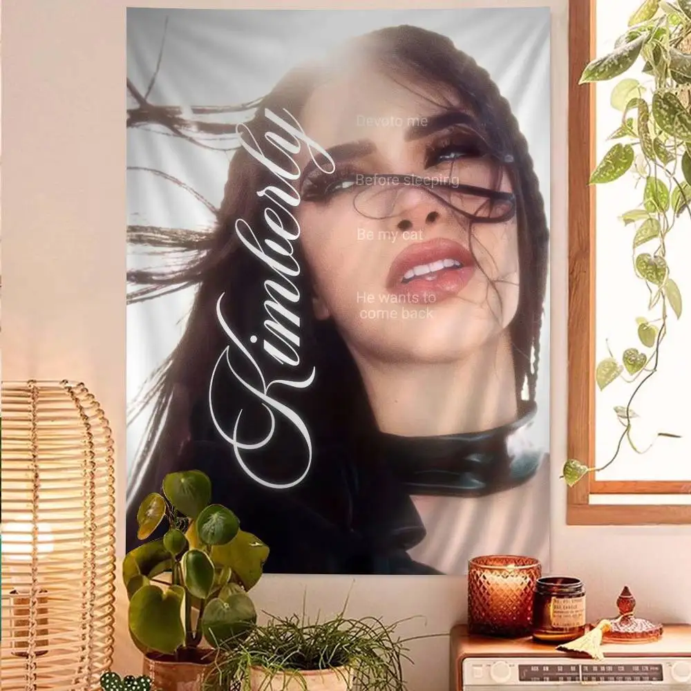 K-Kimberly L-Loaiza Printed Large Wall Tapestry Art Science Fiction Room Home Decor Decor Blanket