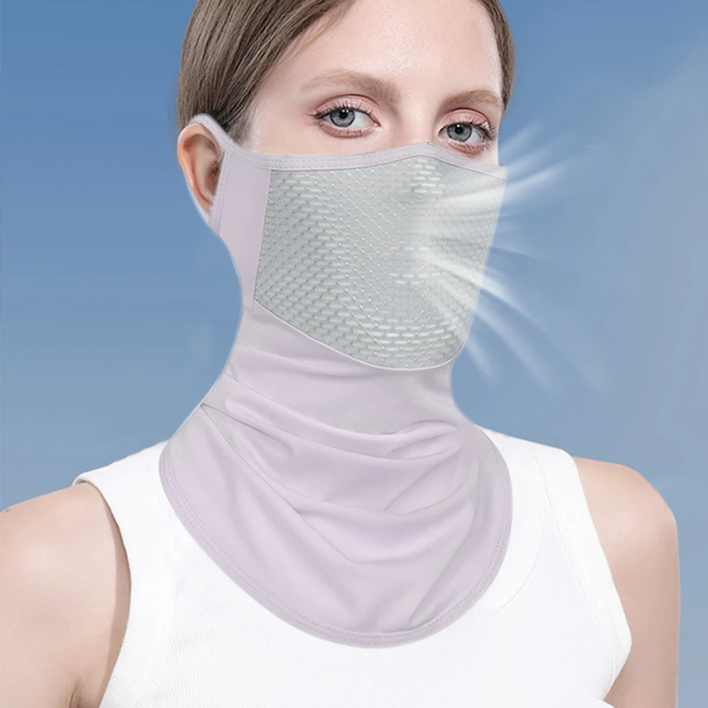 

Hanging Face Mask UV Protection Summer Sun Protection Mask Hanging Ear Scarf Mask for Hiking Ski Fishing Cycling Snowboard