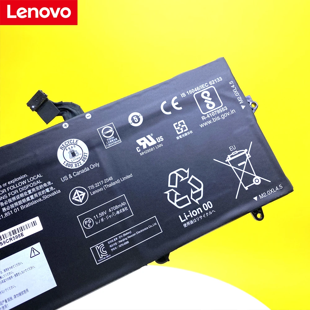 NEW Original Laptop Battery FOR ThinkPad T490s T495S T14S Series L18L3PD1 L18M3PD1 L18M3PD2 SB10K97652