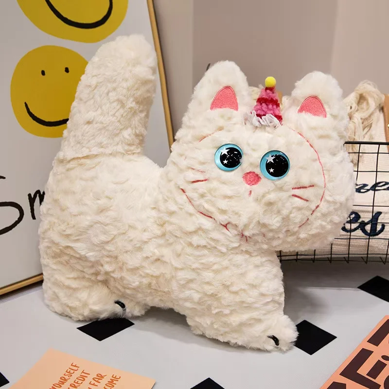 

42cm Biscuit Cat Pillow Anime Plush Toy Cute Doll Stuffed Animal Soft Doll Plush Christmas Thanksgiving Gift