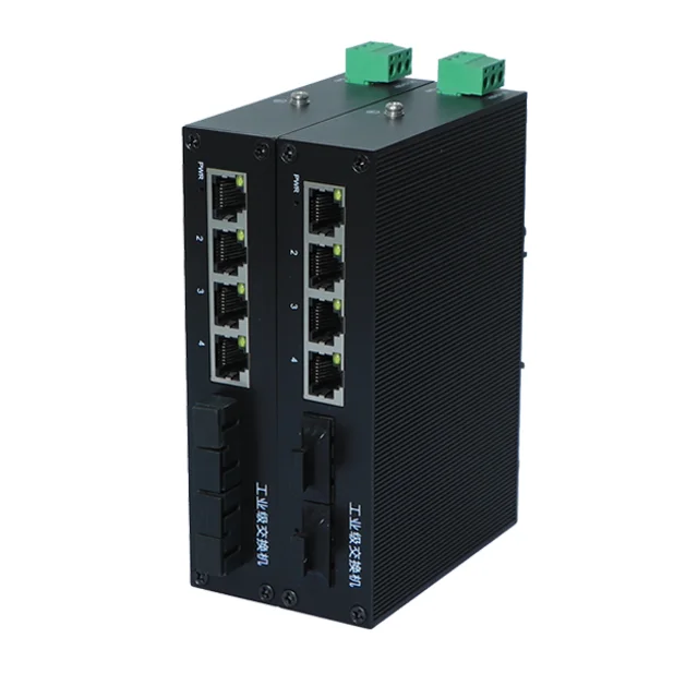 hit productGood Thing Recommendation Industrial Exchange Unmanageable 4 Port 10/100/1000 + 2 Port Gbit Switch Long-distance Tran