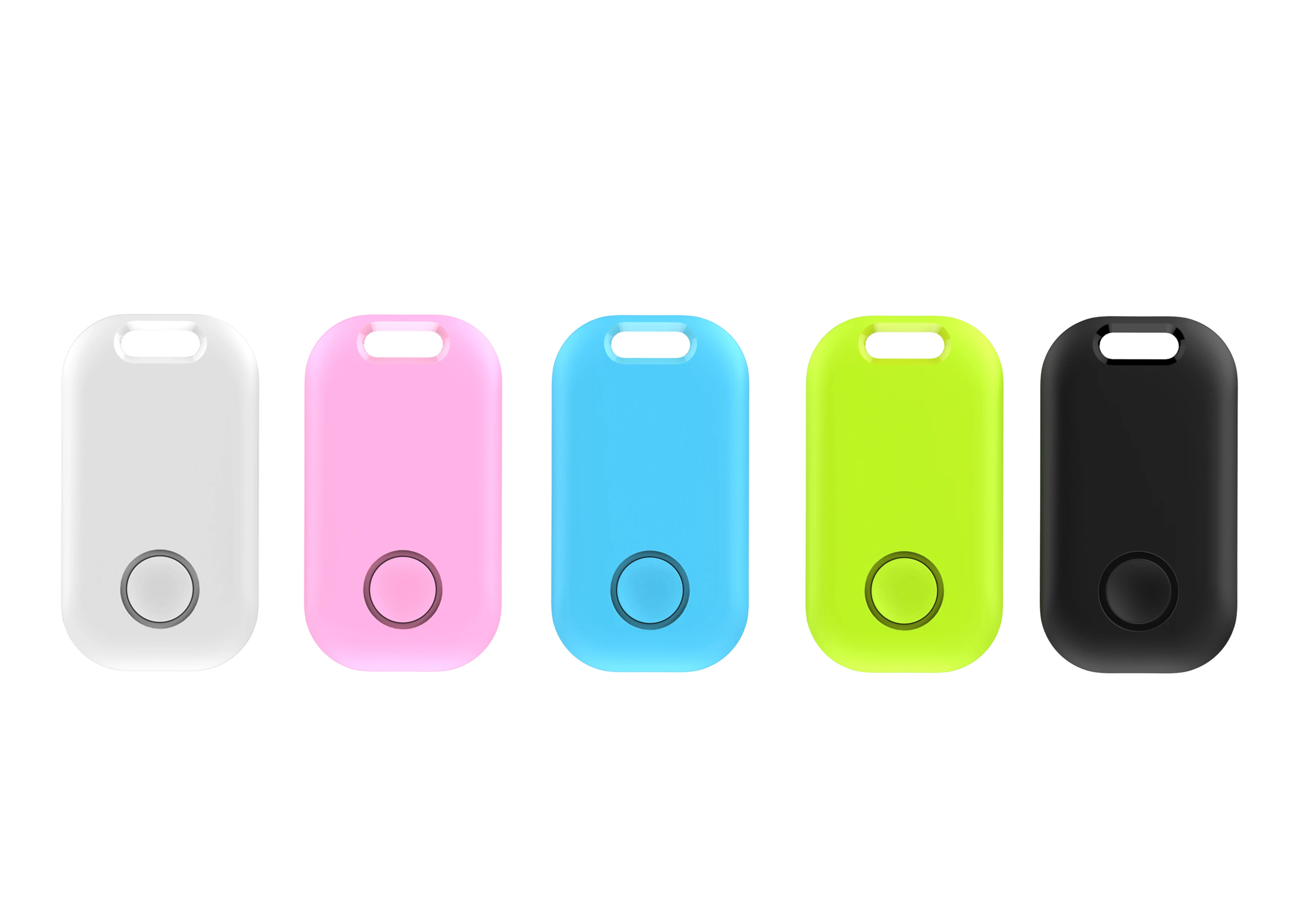 Étiquette de suivi intelligente Anti-perte avec Logo personnalisé, 3 pièces, avec application de Navigation GPS, télécommande, alarme sonore en plastique