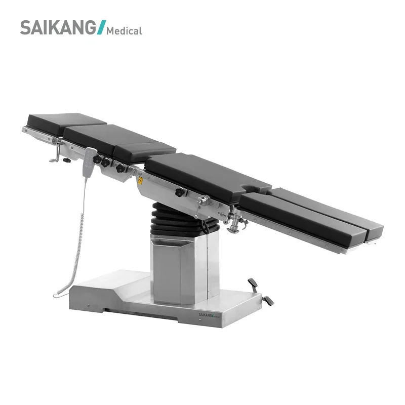 A202 SAIKANG C-ARM Stainless Steel Adjustable Electric Medical Surgical Operating Table