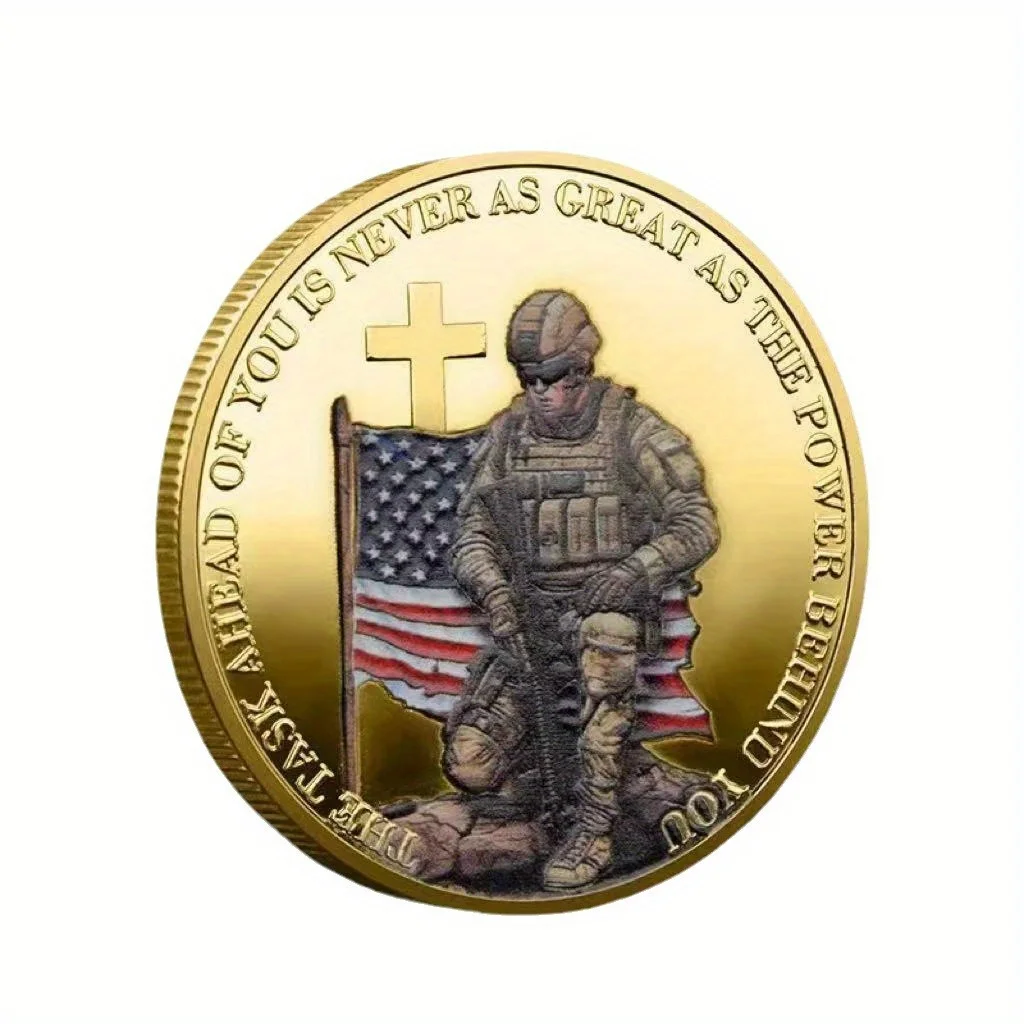 Challenge Coin, US Military Coin, Commemorative Coin, Retired Soldier Appreciation Coin