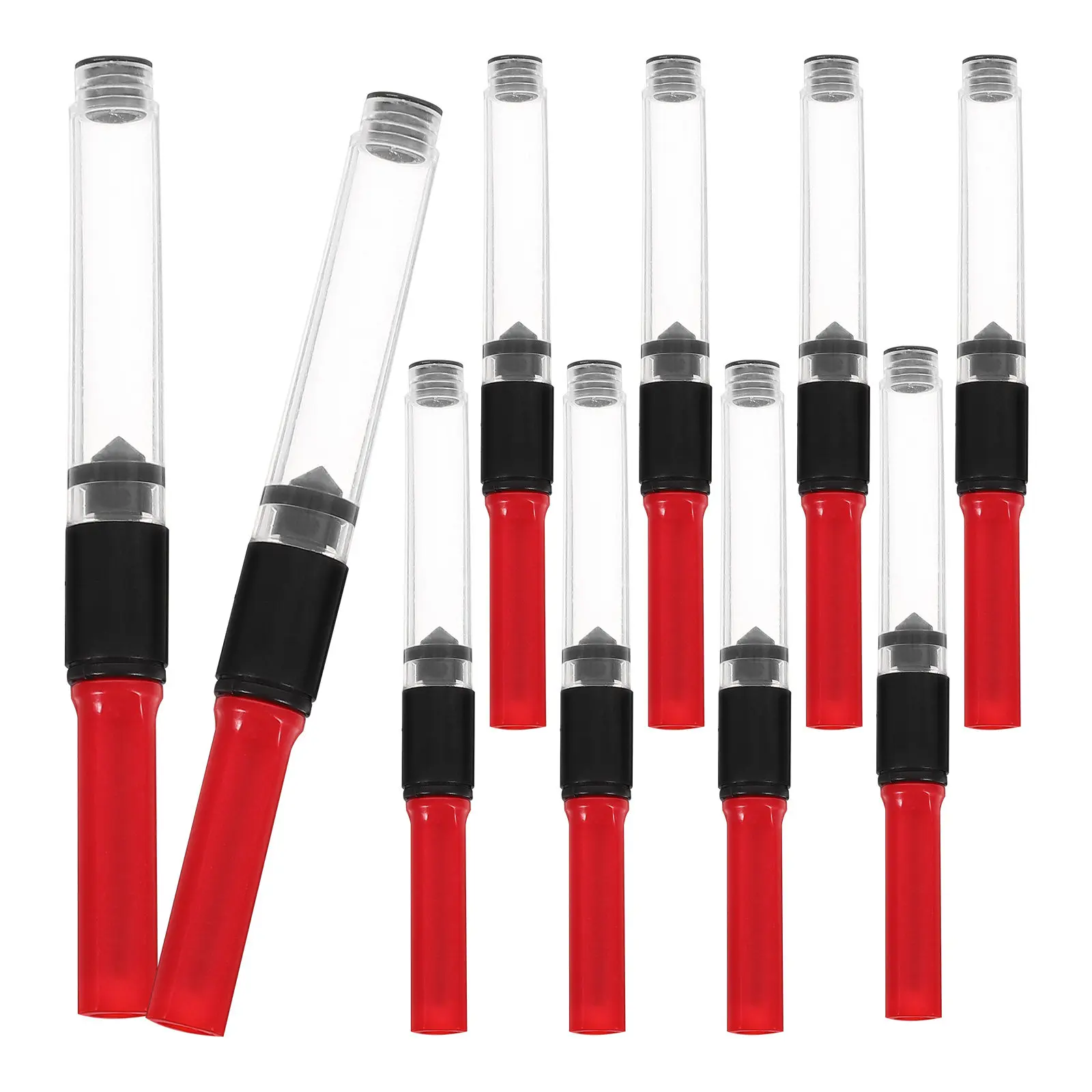 Fountain Pen Ink Absorber 10Pcs Plastic Converter Refiller Tool Long Reach Tip Protection for School