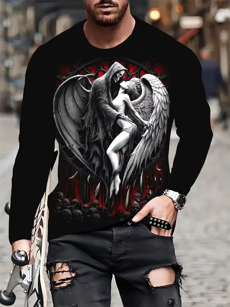 MTB Letter Long Sleeve Motocross Jersey Gradient Print Mountain Bike Shirt Breathable Dirt Bike Riding Top Family Matching