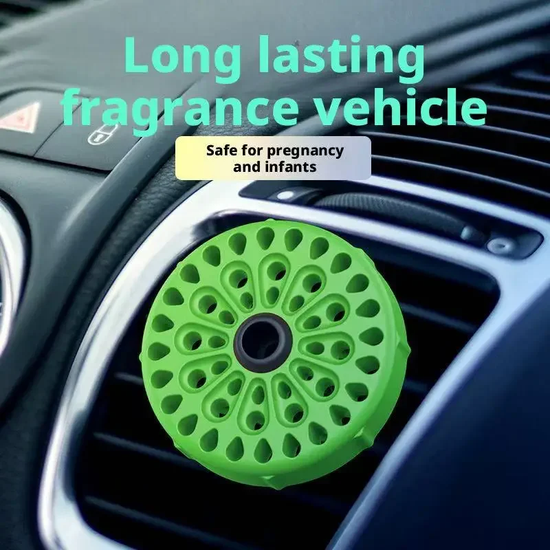 2026 New Car Vent Clip Air Freshener Solid Aroma Diffuser Long Lasting Scent Auto Interior Decor Fragrance Ornament Stylish