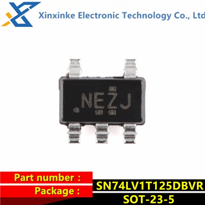10PCS SN74LV1T125DBVR NEZJ SOT-23-5 Translation - Voltage Levels SGL Pwr Supply SGL Buffer GATE Logic Level Shifter Brand New