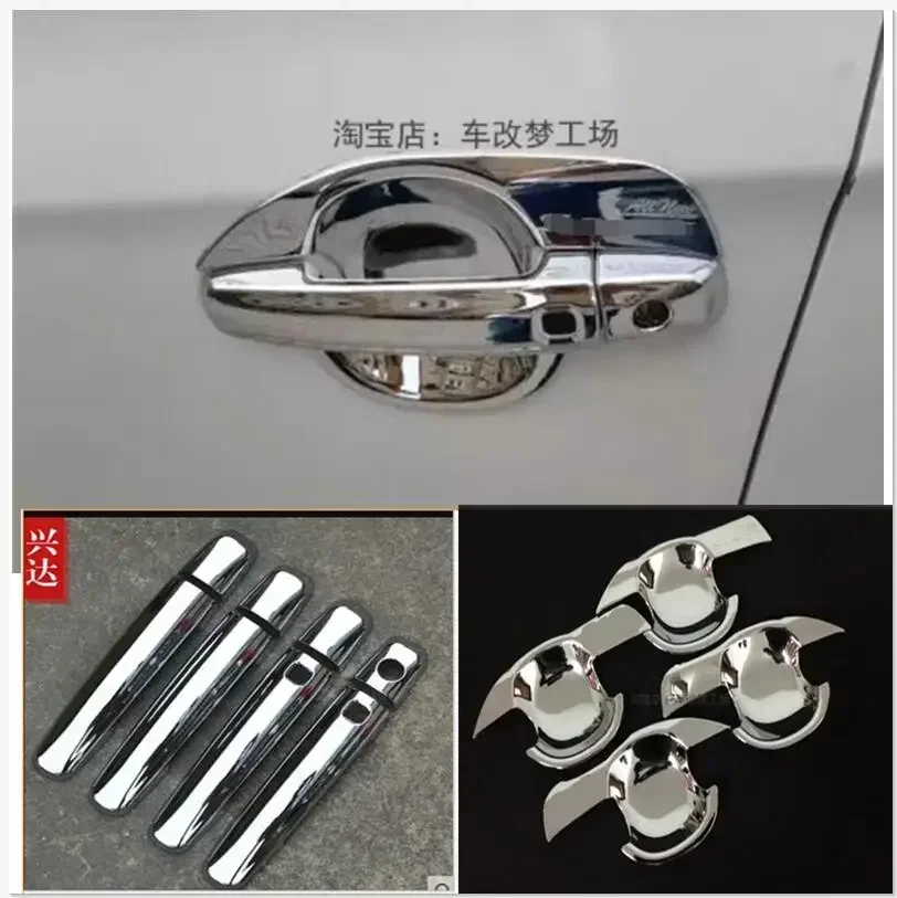abs! Chrome Side Door Handle Cover Trims For Suzuki Sx4 S-cross 2014 With Smart Key Hole
