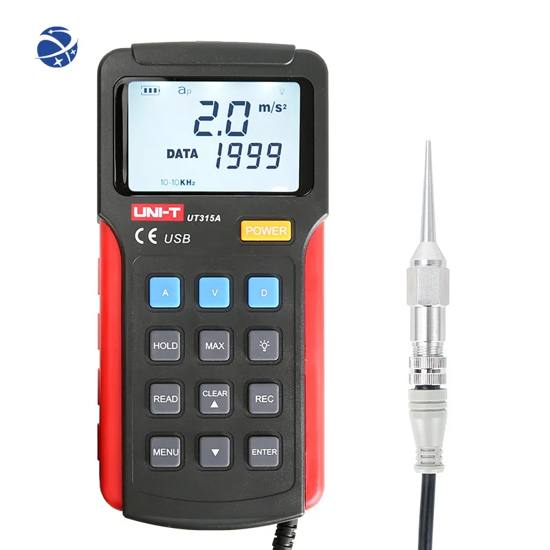 YUNYI Rotating Machinery Vibration Acceleration Speed And Displacement Measurement Of Vibration Tester UT315A