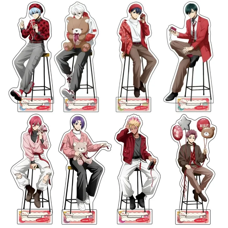 BLUE LOCK Acrylic Standee Isagi Yoichi Bachira Meguru Chigiri Hyoma Anime Fan Friends Classmates Collection Present Table Decor