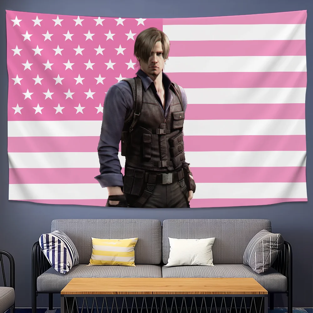 Board Game Resident Evil - Leon Kennedy Wall Tapestry Resident Evil