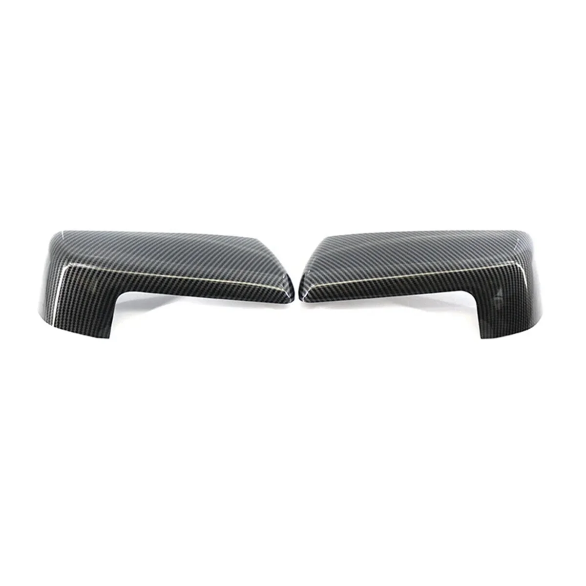 Car Conversion Glossy Black Rear View Mirror Covers Tape-On for GMC Sierra 1500 2019-2023 94469253 84469252