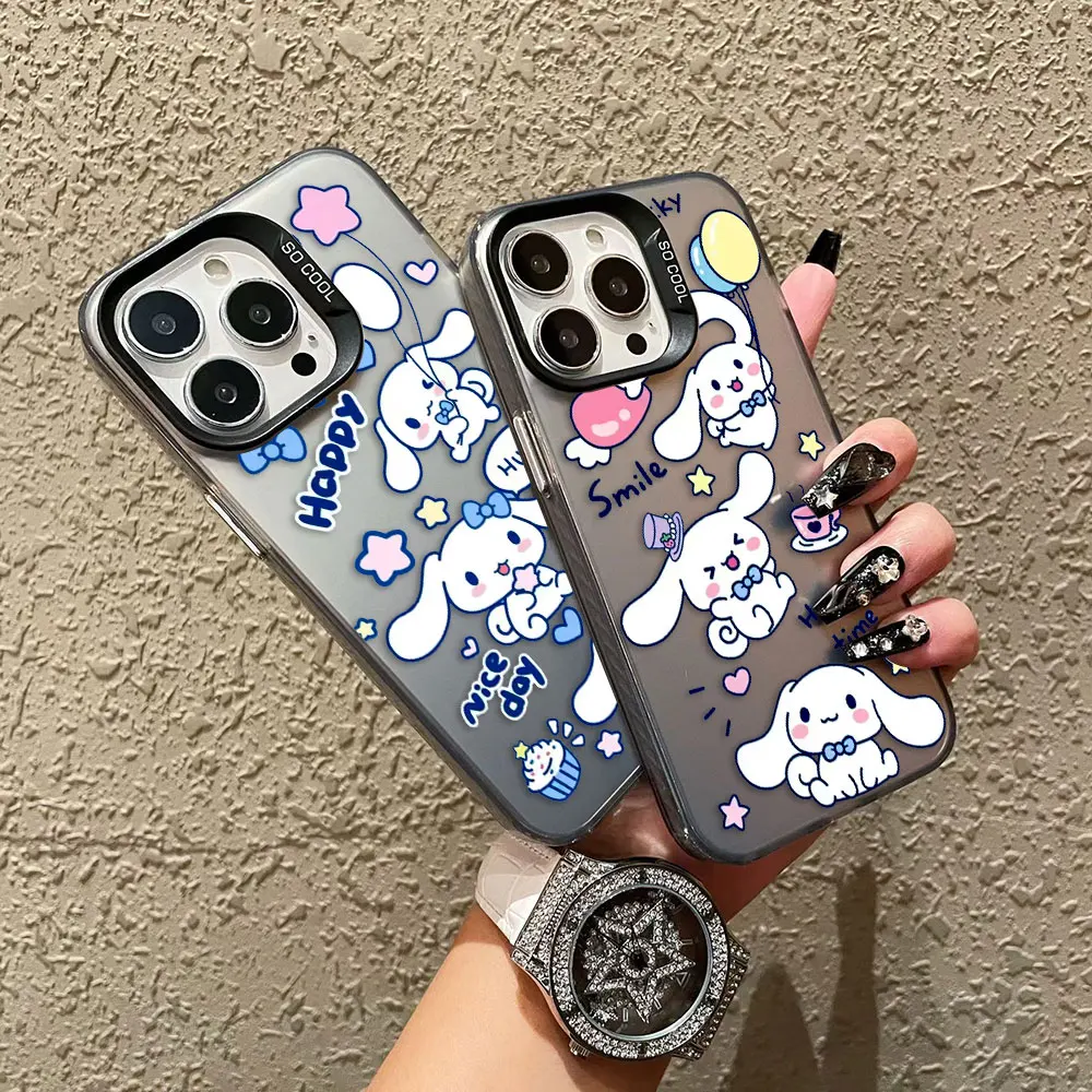 Kawaii Dog Cinnamoroll Cover Phone Case For OPPO REALME 13 12 11 10 9 9I 8 8IC65 C63 C53 C35 C33 C31 C21Y 5G Hard TPU Case Funda