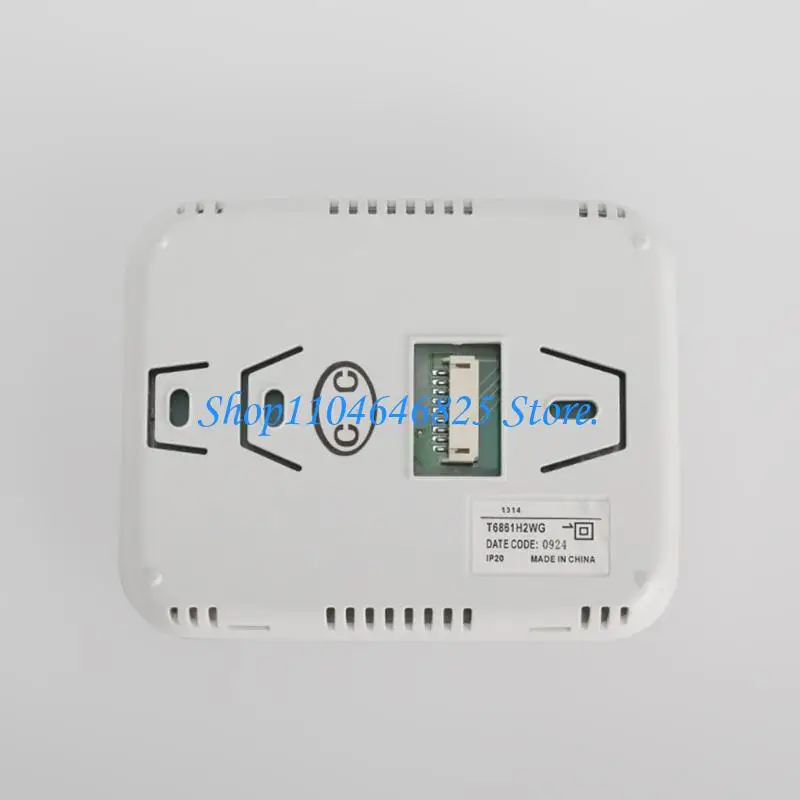 LCD thermostat controller for room temperature control and panel updates