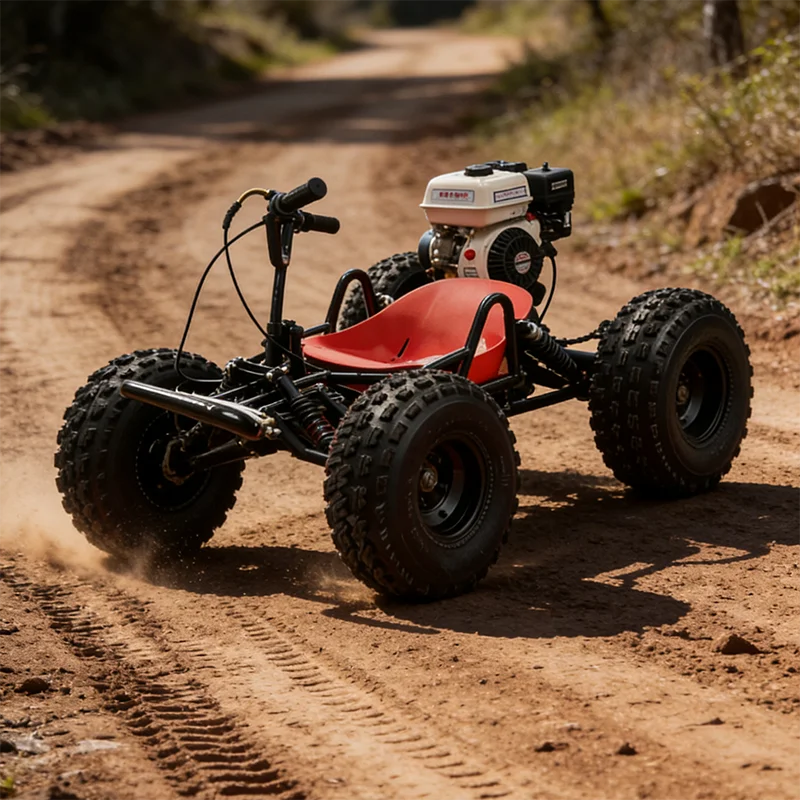 

Прямые продажи с фабрики по сверхнизким ценам. Простой в эксплуатации 4-тактный ручной запуск для бездорожья для детей в луках. Наслаждайтесь бензиновым картингом.