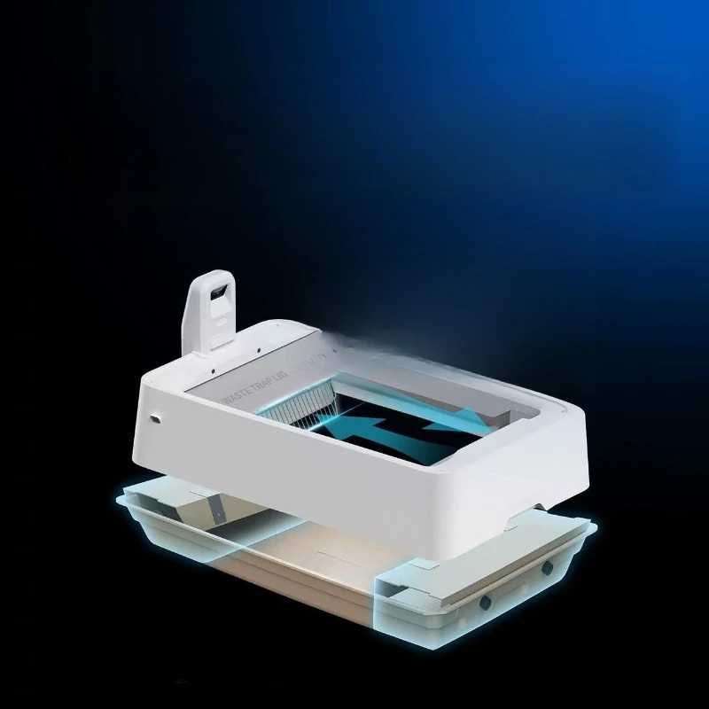 Put-out intelligent automatic double-wing cat toilet oversized automatic cleaning crystal cat litter