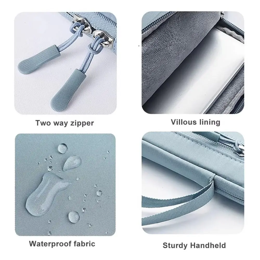 13.3 14.1 15.4 حافظة كمبيوتر محمول رقيقة جدا حقيبة دفتر المحمولة مقبض اللوحي الحقيبة الواقية لماك بوك برو/لينوفو/HP/ديل #3