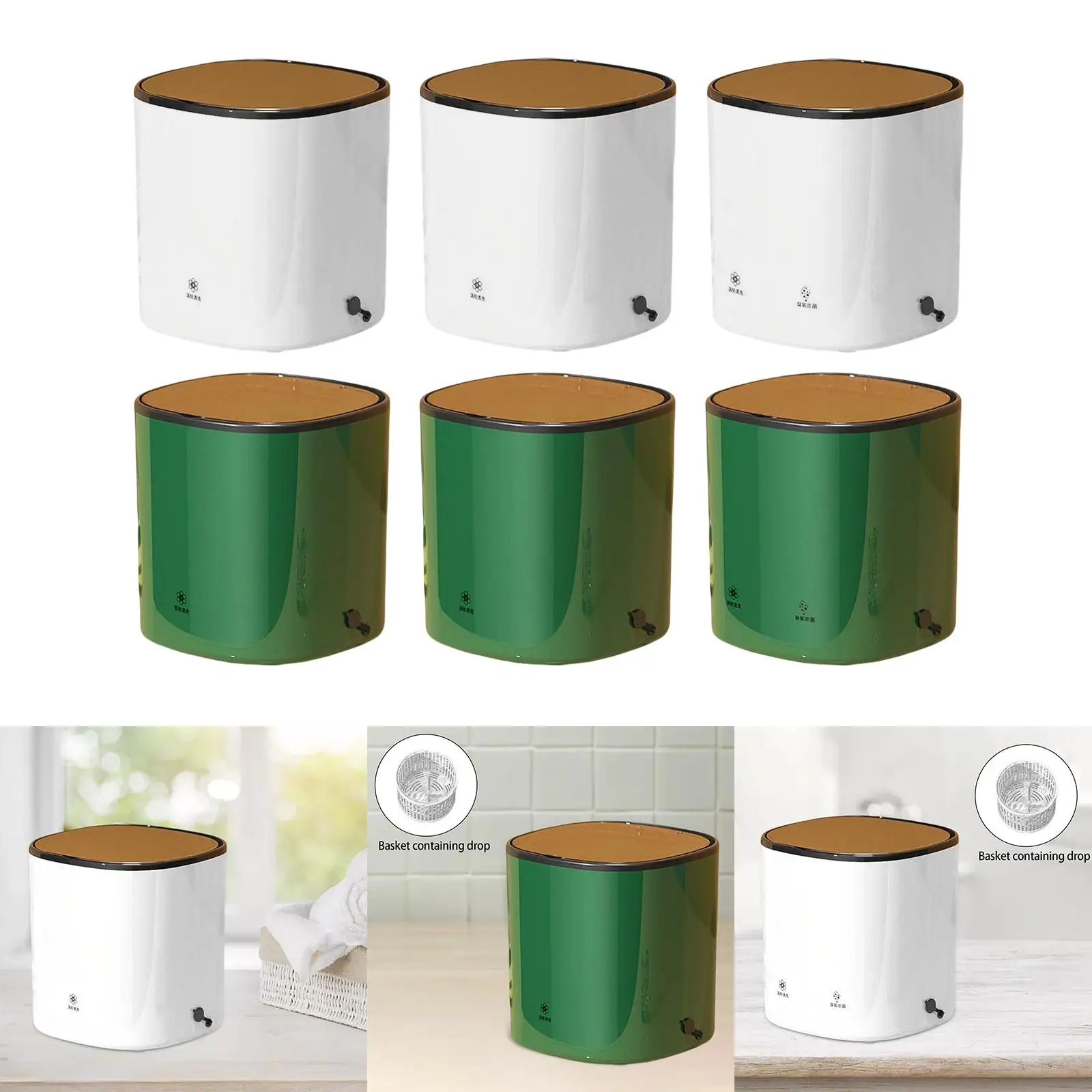 캠핑 여행을 위한 미니 휴대용 세탁기 세탁기 반자동 4.5L