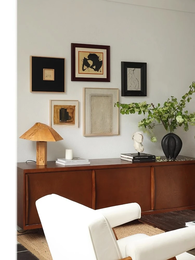 لوحة زخرفية للمدخل على طراز العصور الوسطى، لوحة معلقة على الحائط من وابي سابي، زخرفة كلاسيكية راقية #4