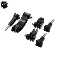 Helmet Curved Extension Arm + Rotary Connection Screw Chains for GoPro Hero 3 3+ 5 6 for SJCAM for Xiaomi Yi Camera Accessory