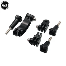Helmet Curved Extension Arm + Rotary Connection Screw Chains for GoPro Hero 3 3+ 5 6 for SJCAM for Xiaomi Yi Camera Accessory