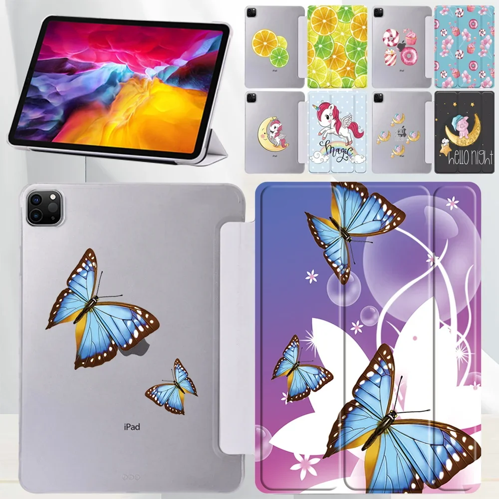 

Tablet Case for Apple IPad Air 4/iPad Pro 11/iPad Pro 10.5/Pro 9.7 Inch Cute Pattern New Dustproof Cover Case + Free Stylus