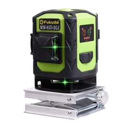 New Fukuda Professional 16 Line 4D laser level with Japan Sharp 515NM Beam 360 Vertical And Horizontal Self-leveling Cross