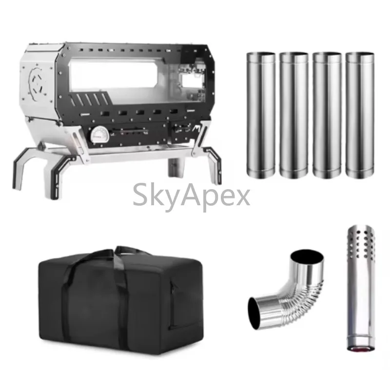 Luxury  New  Design Wood  Burning Stove - Multifunctional Portable Efficient Heating  for Indoor Home & Outdoor Glamping Camping
