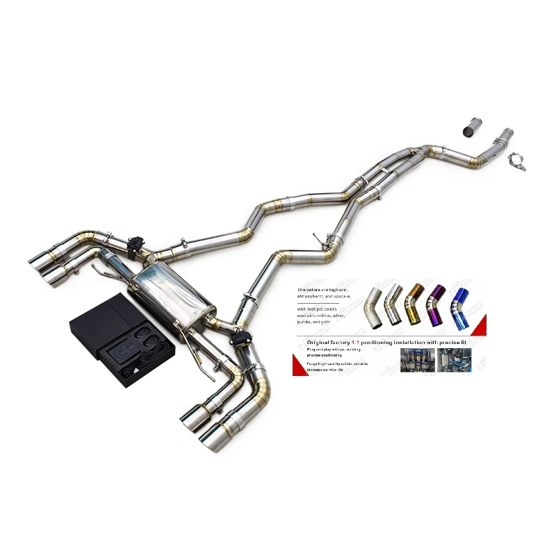 

Auto Titanium Catback for BMW M340i/M340/M440i/M440 G20/G22 3.0T 2019-2024 Valvetronic Muffler Exhaust System With Control Unit