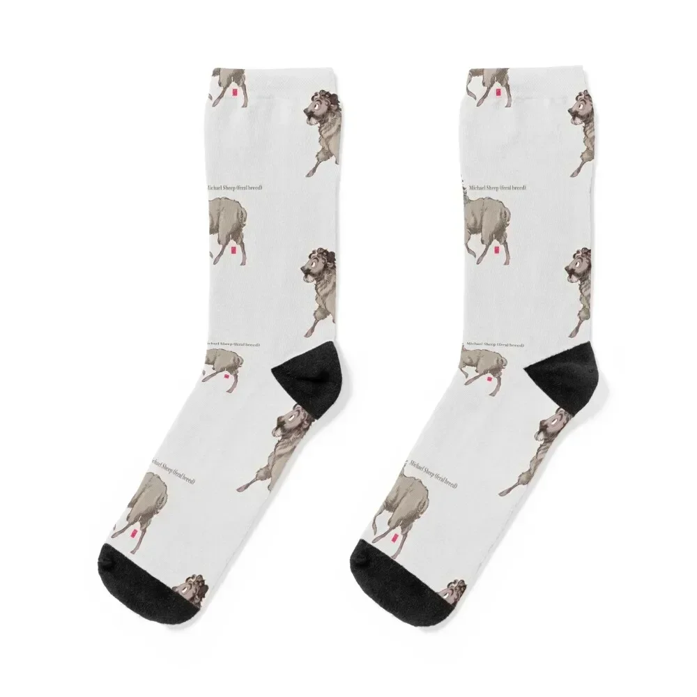 Michael Sheep Socks professional running essential retro Climbing Woman Socks Men's
