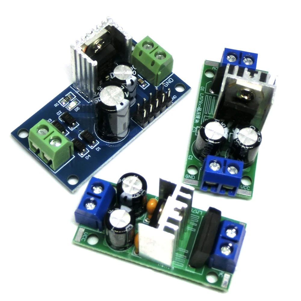 LM7805 LM7806 LM7809 LM7812 DC/AC Three Terminal Voltage Regulator Power Supply Module 5V 6V 9V 12V Output Max 1.2A